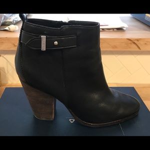 Coach Hewes Leather Booties